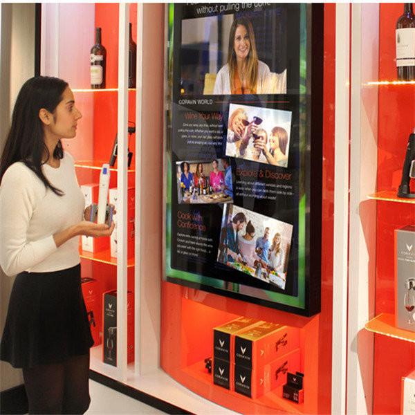 Cheap Establish Communication Interactive Showcase Display Cabinets for sale