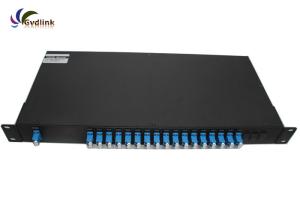 Quality Dual Fiber C20-C35 LC/UPC 16 Channel DWDM Mux Demux wholesale