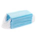 Blue Earloop Pleated Disposable Protective Mask 3 Ply Non Woven