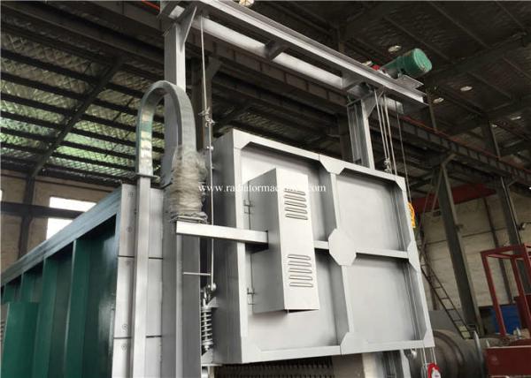 Cheap PLC Controlled Electric Resistance Bogie Hearth Furnace 6-8 M / Min Door for sale
