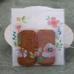 Custom Printed Lovely Clear Cookie Candy Gift Packaging Bags OPP Plastic Self