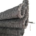 600D Melange Black White Yarn Woven Cationic Oxford Fabric Polyester Imitation