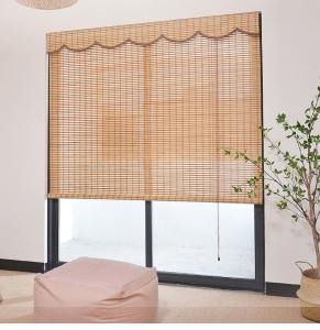 Quality Amboo Roman Shades Roll Up Bamboo Blinds For Indoor Windows Light Filtering UV Protection Natural Bamboo Shades wholesale