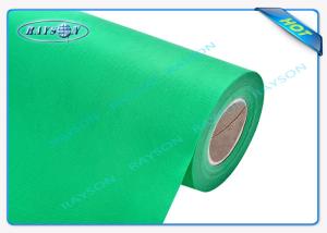 Quality Green Polypropylene Non Woven Fabric For Upholstery / Sofa / Cushion 10 - 150gsm wholesale
