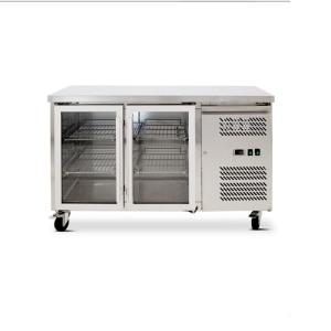 Quality Stainless Steel Fan Cooling 2 Door Undercounter Chiller wholesale