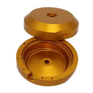 Quality Dark Yellow Anodized Aluminum 6061 CNC Turning Parts wholesale