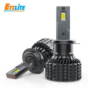Quality Super Bright Fan Cooled LED Headlights V20 H4 H7 3000K CCT 50W wholesale