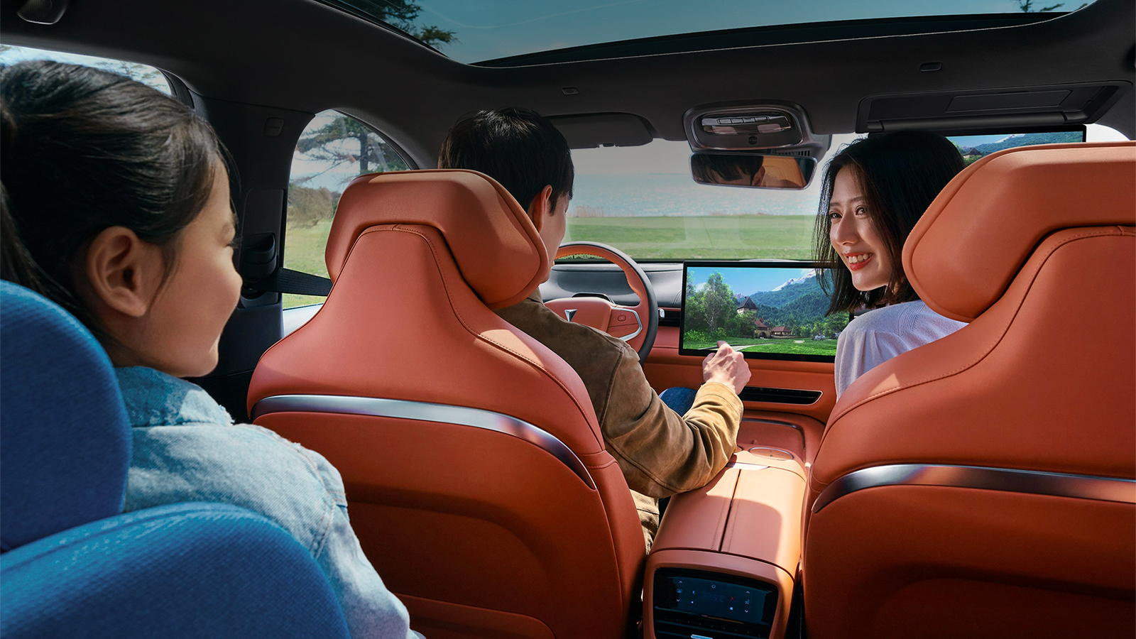 Shenlan S7 Changan Medium SUV Hybrid With 180km/H New Energy Technology