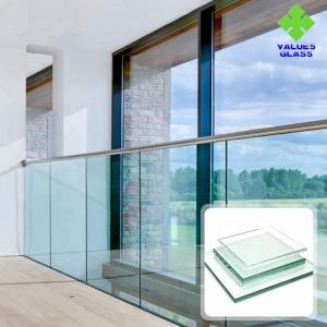 Quality 8mm 10mm 12mm Balstrade Glass Shower Glass , Tempered Glass For Doors And Windows wholesale