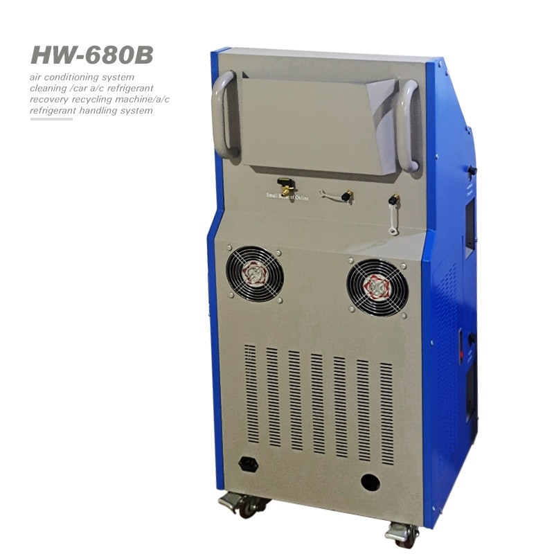 4HP AC Refrigerant Recovery Machine HW-680B R134a With Leak Detection
