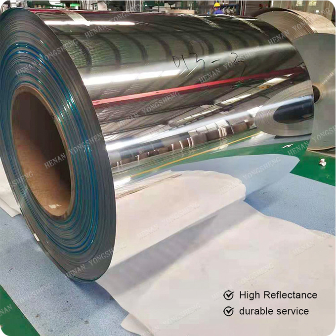 0.2-8mm Color Aluminum Coil Roll Mirror Aluminum Coil For Gutter