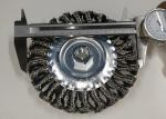 Long Lasting 5 Inch Knotted Wire Wheel Brush for Weld Spatter Removal