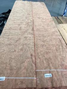 Quality Sliced Natural Bubinga Pommele Wood Veneer Sheet wholesale