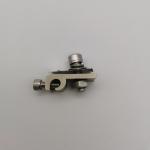 Silver Aluminum Solar Panel Hardware Clip And Mid Clamp For Apartment