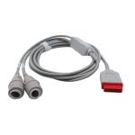 GE Marquette IBP Adapter Cable Double Edwards Connector 2021197-003 3.2m Length