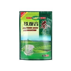Quality Gravure Printing Mylar Laminated Poly Bag 3 Layers Resealable For Tea Packaging wholesale