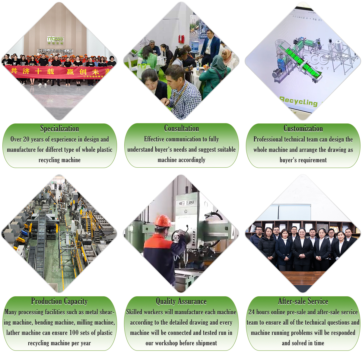 PP PE Plastic Bottles Cleaning Washing Waste Shredder Crusher Recycling Line