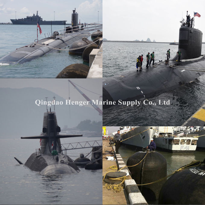 Vertical Submarine Fenders Semi - Submersible Type For Protecting Submarines