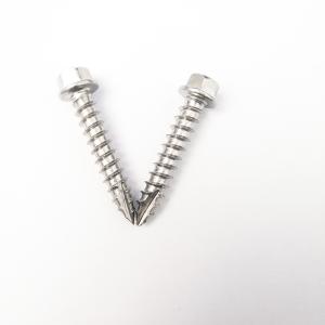 China A4 Grade SS 316 Stainless Steel Indented Hex Head Self Tapping Wood Screws Timber Type 17 on sale