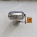 Wall-mounted type stainless steel cover eye washer, eye wash station, auto open