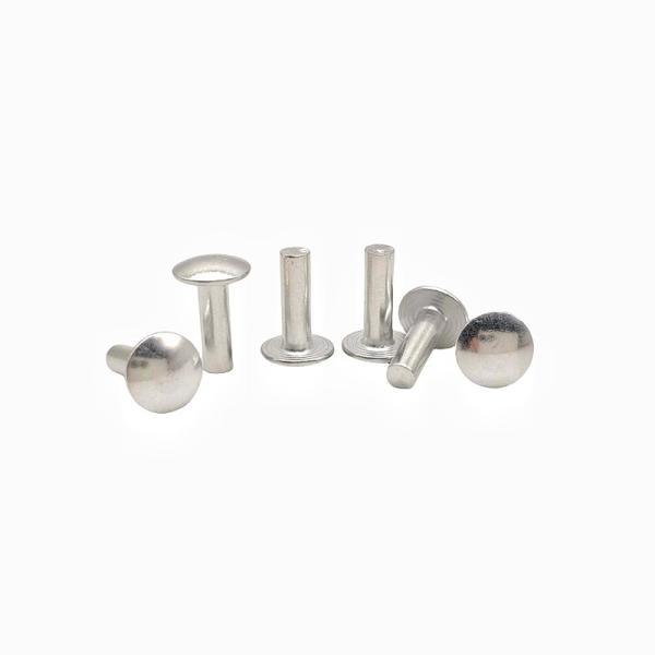 Strength Manufacturer Large Flat Head Solid Rivet Semi-Round Head Solid Aluminum