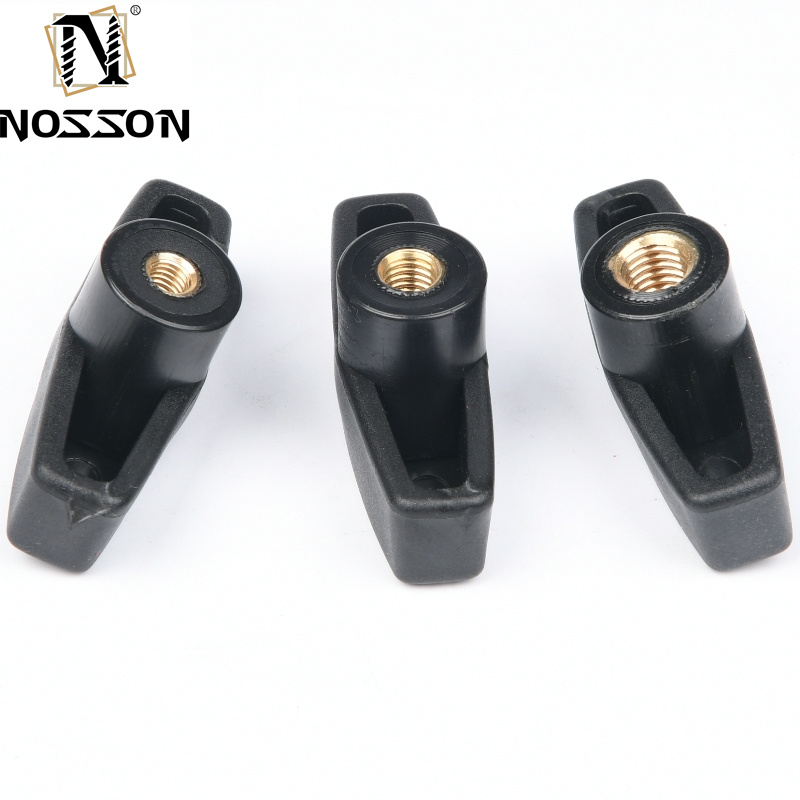 Chrome Plated Oil Gas Plastic Knurled Clamping Nuts Knob Handle Star Knob Assortment Kit M4/M6/M8/M10 Threaded Hand Knob