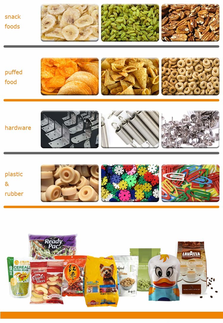 Quantitative Coffee Bean Bag Packing Machine With 14 Head Multihead Weigher Automatic Filling