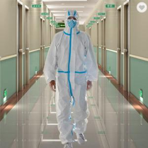 Quality Anti Virus / Bacterial PP Disposable Isolation Gown CE / FDA Approval wholesale