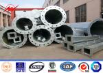 Transimission Line Octagonal Galvanized Steel Power Pole 70FT 94FT 120FT