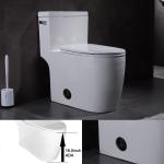 Cupc S Trap One Piece Skirted Toilet Round Bowl Side Hole Siphon Flushing