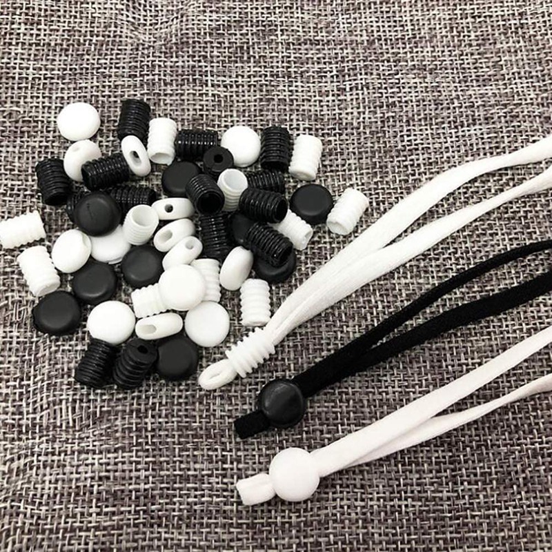 China Factory Wholesale Adjustable Flat Earloop Elastic Band With Buckle