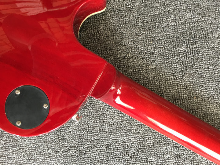 Wholesale lp Custom Shop red color Electric Guitar rosewood Fretboard China Guitar Factory Free Shipping