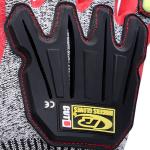 Impact Protection Heavy Duty Mechanic Gloves Customized Logo For Mining