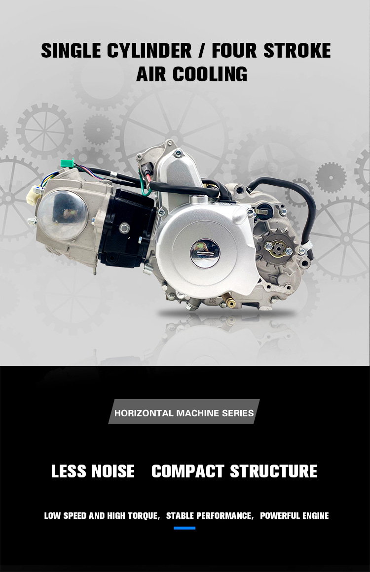 YF157FMI 4 Stroke DAYANG Air Cooled Motorcycle Engine for Semi Automatic Assembly