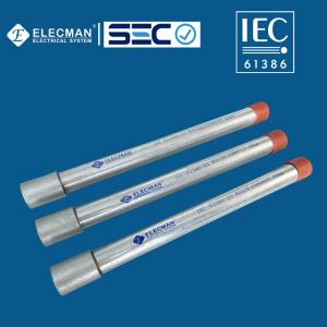 Quality IEC 61386 Standard 25mm Galvanized Steel Rigid Chile Conduit Pipe wholesale