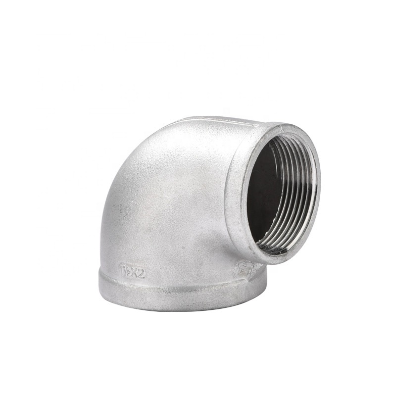 Stainless Steel 201 304 Pipe Fitting 90 Degrees Elbow with Equal Female Connection
