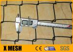 Brown Vinyl Chain Link Fence ASTM F668 Steel Hurricane Wire Netting