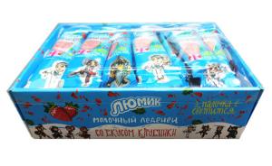 Quality Cow Shape Milk Lollipop Stawberry And Milk Flavor Lollipop Candy With Fluorescent Sticks wholesale