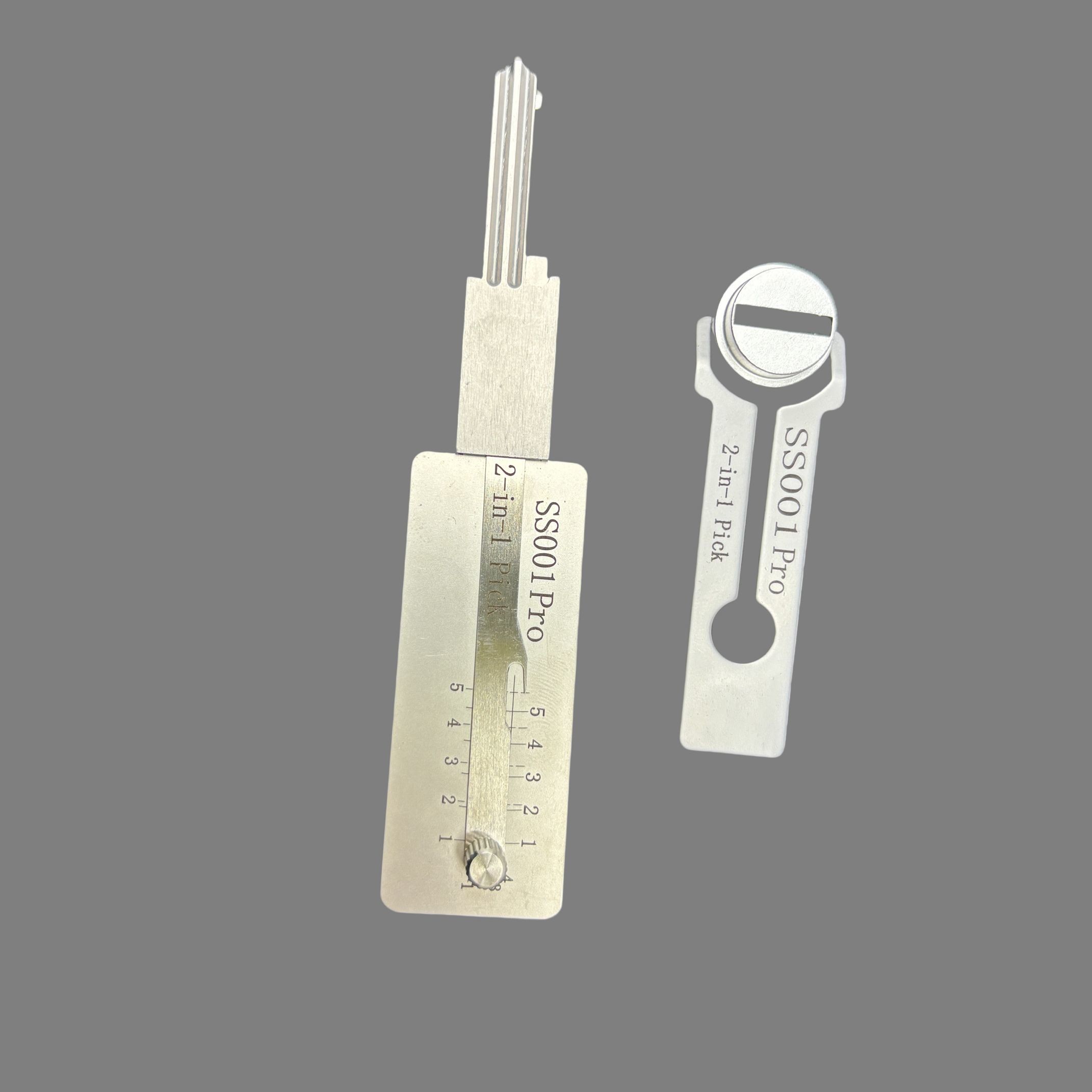 2pcs Lishi Lock Pick Stainless Steel 2 In 1 Lock Pick Portable