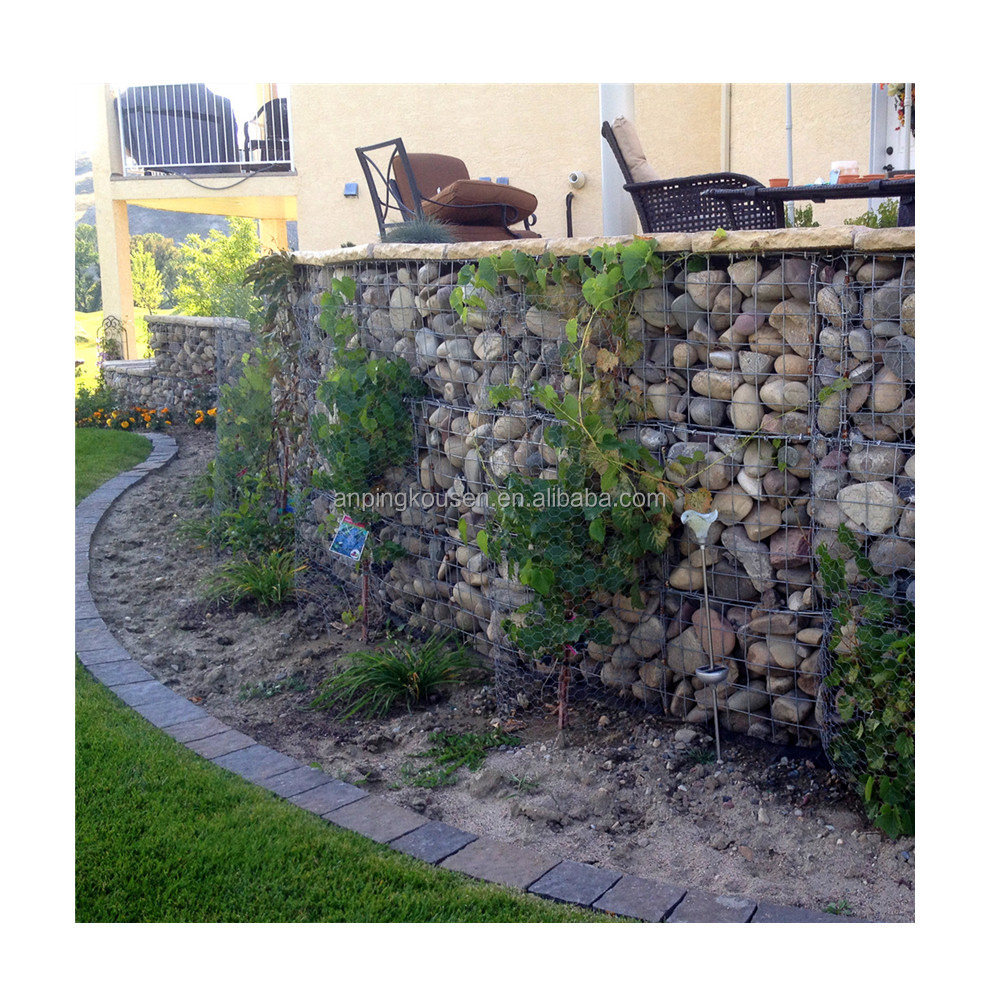 Galvanized Iron Wire Welded Gabions for Protection Hot Dipped Welded Mesh Gabion Boxes
