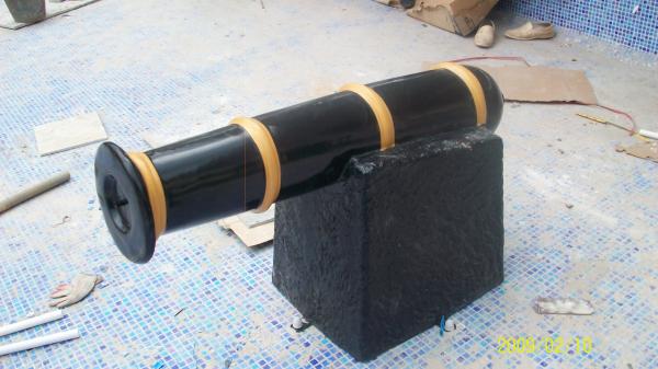 Interactive Spray Park Equipment , Fiberglass Water Spray Cannon with SGS water