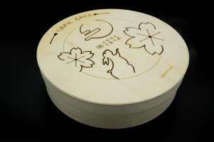 Quality Natural Round Disposable Wooden Box compostable Φ115mm Φ120mm Φ135mm Φ136mm wholesale