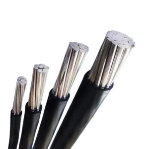 Quality Overhead Aluminium Conductor XLPE Insulated Electric Cables Quadruplex Duplex Triplex Drop Electrical Wire Cable wholesale