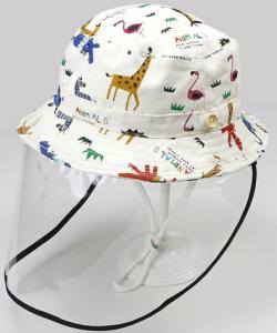 Quality Anti Virus PPE Face Mask Fisherman Bucket Protective Cap With Removeable TPU wholesale