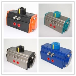 Quality Air Quarter Turn Pneumatic Actuator , 3 Position Part Turn Rotary Air Spring Actuator wholesale