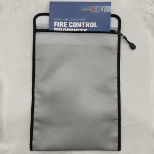 Quality 11x15inch Large Fire Resistant Document Bag Waterproof Valuables Pouch wholesale