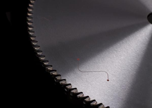 Colophony Plastic Cutting Saw Blade TCT Cutter With Anti-shock Slot 305x2