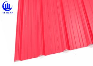Quality Construction Corrugated Pvc Roofing Sheets 1.3mm To 3.0 Mm Substitute For Asbestos Tile wholesale
