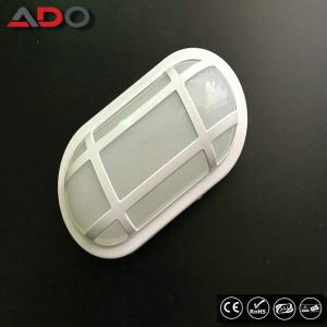 Quality IK09 Oval White Aluminum 24W PP 2400LM LED Bulkhead Lamp wholesale