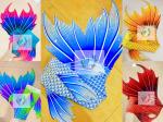 Girls Boys Swimmable Mermaid Tails / Kids Mermaid Swimsuits Princess Costumes